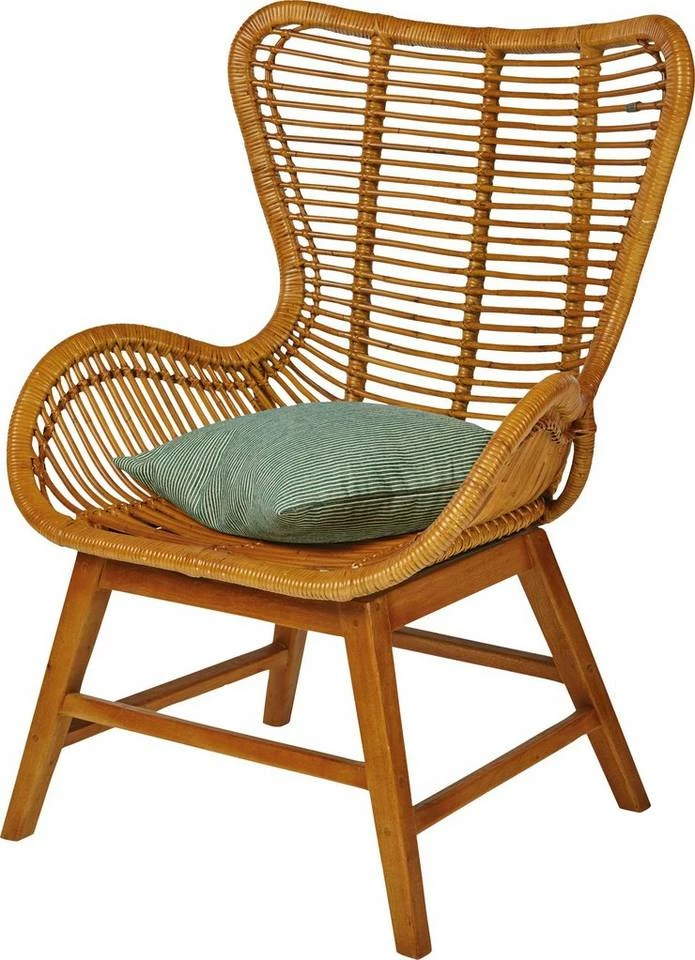 Neu 🤩 TOM TAILOR Sessel »T-RATTAN ARMCHAIR«, Rattanarmlehnstuhl mit Teakholzgestell und organischer Form 🤩 7 Neu 🤩 TOM TAILOR Sessel »T-RATTAN ARMCHAIR«, Rattanarmlehnstuhl mit Teakholzgestell und organischer Form 🤩 - Image 7