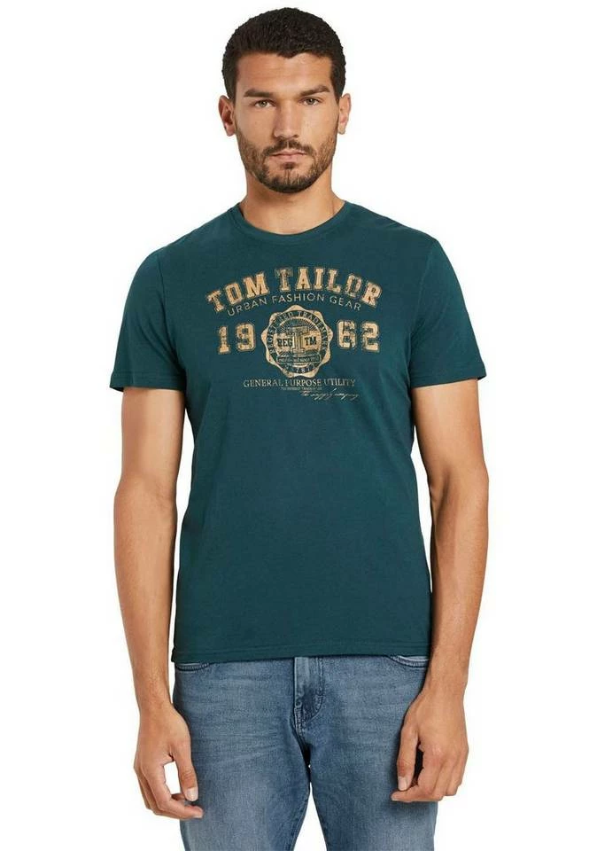 Top 10 ⌛ TOM TAILOR T-Shirt mit Logofrontprint Offwhite, Plain red, Sky captain blue white melange, Royalblau 🎁 26 Top 10 ⌛ TOM TAILOR T-Shirt mit Logofrontprint Offwhite, Plain red, Sky captain blue white melange, Royalblau 🎁 - Image 26