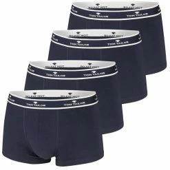 Auslauf ✔️ TOM TAILOR Boxershorts (4 Stück) elastisch angenehm im 4er Pack 4 x schwarz, 4 x navy, 2 x schwarz 2 x grau melange 🔥