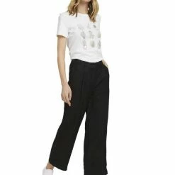 Brandneu 👏 TOM TAILOR Stoffhose »linen straight leg pants« Deep black, Grape Leaf Green ✨ -Tom Tailor Verkaufsgeschäft bedf8994 08cc 58ca 930c f63e6c8b1d41