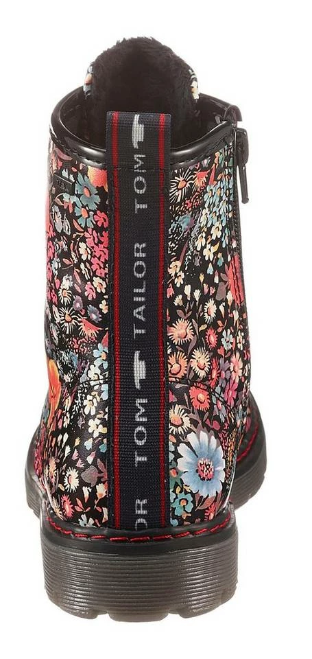 Neu ❤️ TOM TAILOR Schnürboots mit farbenfrohem Blütenprint ❤️ 2 Neu ❤️ TOM TAILOR Schnürboots mit farbenfrohem Blütenprint ❤️ - Image 2