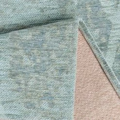 Auslauf 🎁 Teppich »Fine Lines«, TOM TAILOR, rechteckig, Höhe 5 mm, Flachgewebe, Rauten Design, Wohnzimmer Silberfarben, Goldfarben, Aquablau, Beige ✔️ -Tom Tailor Verkaufsgeschäft bf2bbf96 6e08 5de6 bd48 f030f5cabec5