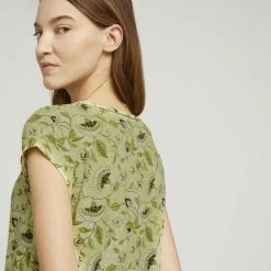 Top 10 ⌛ TOM TAILOR Langarmbluse »Gemusterte Kurzarmbluse mit LENZING(TM) ECOVERO(TM)« White flower paisley design, Navy flower paisley design, Black flower paisley design, Celery flower paisley design 🤩 -Tom Tailor Verkaufsgeschäft bfc1b277 04e7 59b5 9918 77c7a61d4524