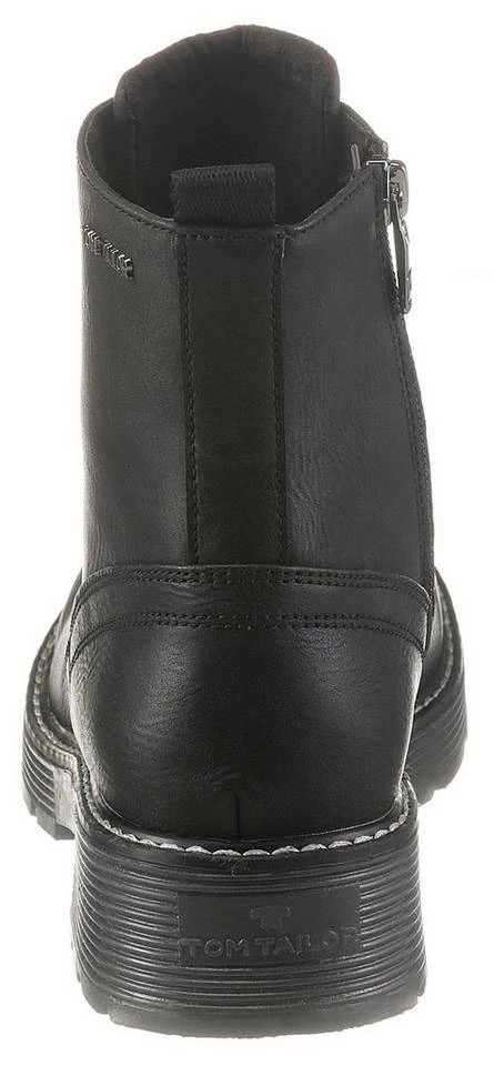 Auslauf ⭐ TOM TAILOR Schnürboots mit Logo-Emblem Black, Schwarz, Bronze 🤩 2 Auslauf ⭐ TOM TAILOR Schnürboots mit Logo-Emblem Black, Schwarz, Bronze 🤩 - Image 2