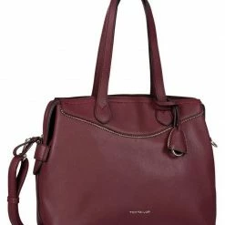Schlussverkauf 😉 TOM TAILOR Shopper »CIELA«, in schlichter Optik Cognac, Dark blue, Wine 😀