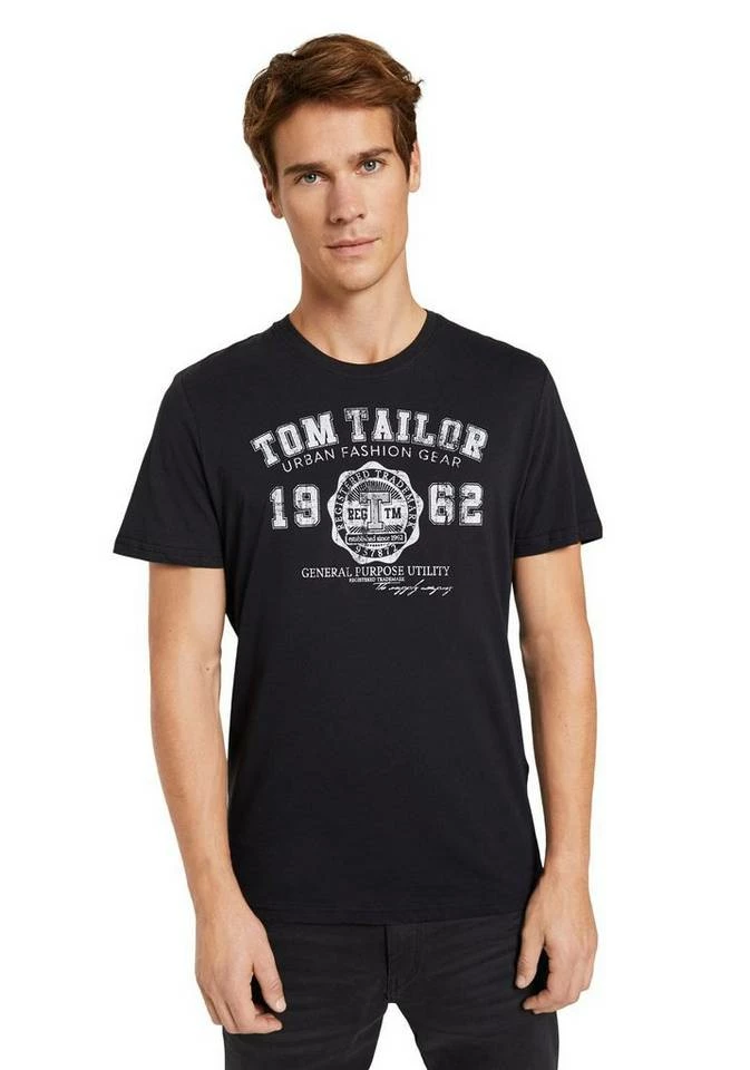 Top 10 ⌛ TOM TAILOR T-Shirt mit Logofrontprint Offwhite, Plain red, Sky captain blue white melange, Royalblau 🎁 33 Top 10 ⌛ TOM TAILOR T-Shirt mit Logofrontprint Offwhite, Plain red, Sky captain blue white melange, Royalblau 🎁 - Image 33