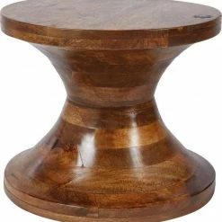 Budget 😍 TOM TAILOR Hocker »T-WOOD STOOL LOW«, dekorativer Hocker aus Mangoholz, mit Knopfdetail 🤩