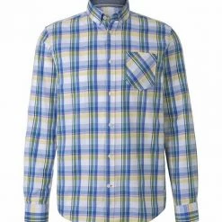 Brandneu 🔥 TOM TAILOR Poloshirt »ray twill check shir« 💯