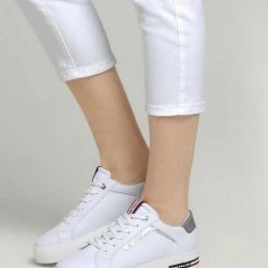 Neu 🎁 TOM TAILOR »Tom Tailor Damen 1194503 👟 Sneaker Sommer Memory Effekt« Schnürschuh White, Navy 🔥 -Tom Tailor Verkaufsgeschäft c111c3d6 a61e 5d82 853f 94bbf14ae720