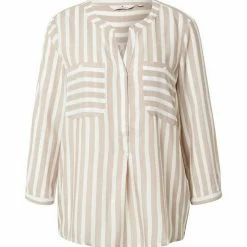 Besorgen 🛒 TOM TAILOR Schlupfbluse mit verdeckter Knopfleiste Peach offwhite vertical stripe, Vertical Mid Blue Stripe, Lilac white vertical stripe, Chambre white vertical stripe 🔥 -Tom Tailor Verkaufsgeschäft c1c1f6a3 dcba 5fbc a64e 3afdad867253