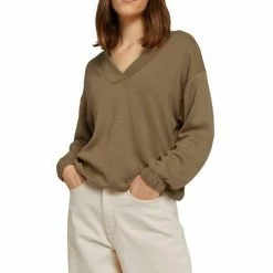 Am billigsten 😀 TOM TAILOR Sweater mit mit elastischem Bund am Saum und Ärmel Taupe, Flieder, Mittelblau 🔔 -Tom Tailor Verkaufsgeschäft c23b20b7 01b1 58e4 8a42 73011a4ad351