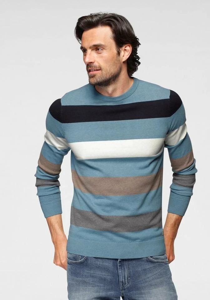 Angebote ✔️ TOM TAILOR Rundhalspullover farbig gestreift Navy-gestreift, Blau-gestreift ✔️ 1 Angebote ✔️ TOM TAILOR Rundhalspullover farbig gestreift Navy-gestreift, Blau-gestreift ✔️