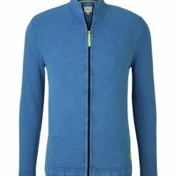 Blitzangebot ✨ TOM TAILOR Strickjacke »washed zip jacket« ⭐