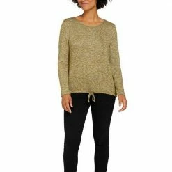 Neu 😍 TOM TAILOR Langarmshirt mit Tunnelzug Cozy pink melange, Khaki olive melange, French clay beige 🎉 -Tom Tailor Verkaufsgeschäft c37c6133 ea64 53e3 89e8 65e5d4eaec5e