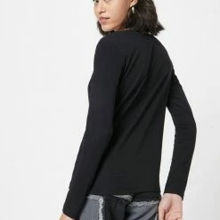 Neu 😉 TOM TAILOR Langarmshirt (1-tlg) Deep black, Dusty mid olive 😍 -Tom Tailor Verkaufsgeschäft c423ce0b ff21 5b58 be95 0ec073671a59