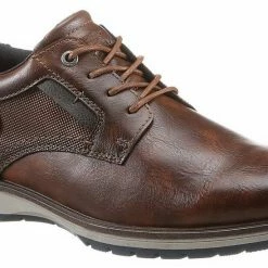 Auslauf ⌛ TOM TAILOR Schnürschuh mit T-Logo Schwarz, Cognac, Unbekannt, Navy 👍