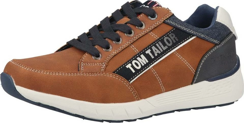 Bestpreis 😍 TOM TAILOR »Lederimitat/Textil« 👟 Sneaker Navy 00003, Cognac 00205 ✔️ 8 Bestpreis 😍 TOM TAILOR »Lederimitat/Textil« 👟 Sneaker Navy 00003, Cognac 00205 ✔️ - Image 8