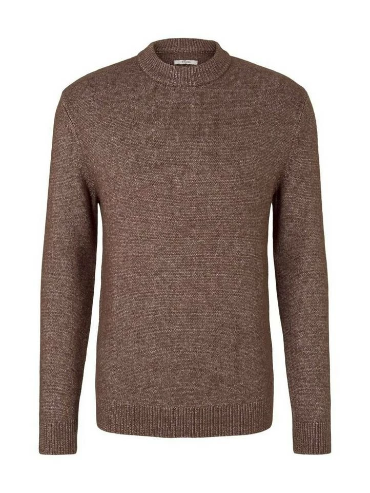 Rabatt 😀 TOM TAILOR Strickpullover »Melierter Pullover mit recyceltem Polyester« Dark prune melange, Soft beige melange ✔️ 20 Rabatt 😀 TOM TAILOR Strickpullover »Melierter Pullover mit recyceltem Polyester« Dark prune melange, Soft beige melange ✔️ - Image 20