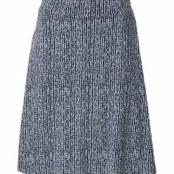 Bestpreis 🎁 TOM TAILOR A-Linien-Rock Blue minimal design vertical, Sky Captain Blue, Navy floral design ⭐ -Tom Tailor Verkaufsgeschäft c6b4818e 492b 5148 9761 eedd333a1ba0