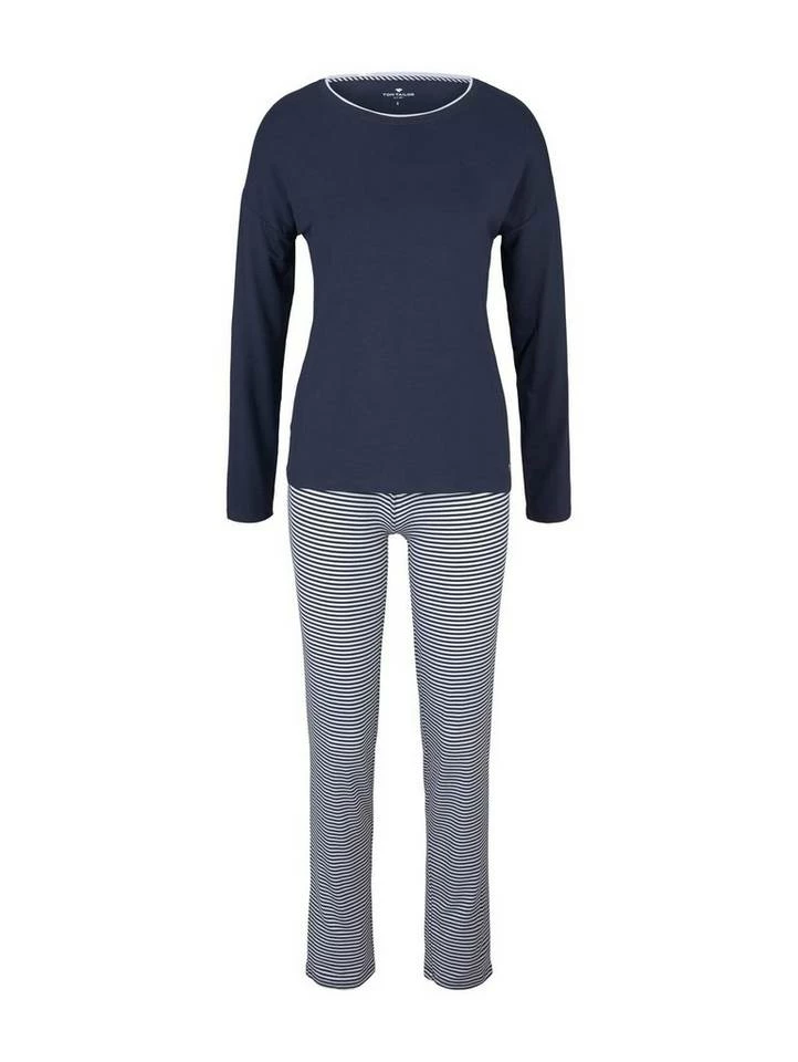 Großhandel ⭐ TOM TAILOR Pyjama »Langes Pyjama Set mit Streifenhose« 😍 6 Großhandel ⭐ TOM TAILOR Pyjama »Langes Pyjama Set mit Streifenhose« 😍 - Image 6