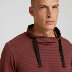 Blitzangebot ✨ TOM TAILOR T-Shirt »Gestreiftes Langarmshirt mit Stehkragen« Bordeaux grindle stripe, Black grey grindle stripe 🔥 -Tom Tailor Verkaufsgeschäft c6e0c36c 8cd5 5608 8763 2253ab43fbc0