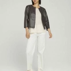 Am billigsten ✨ TOM TAILOR Kurzblazer »Kunstleder Blazer« Java dark brown, Deep black 👍 -Tom Tailor Verkaufsgeschäft c6e217e1 4f4d 532d bdb9 8eae32f644d2