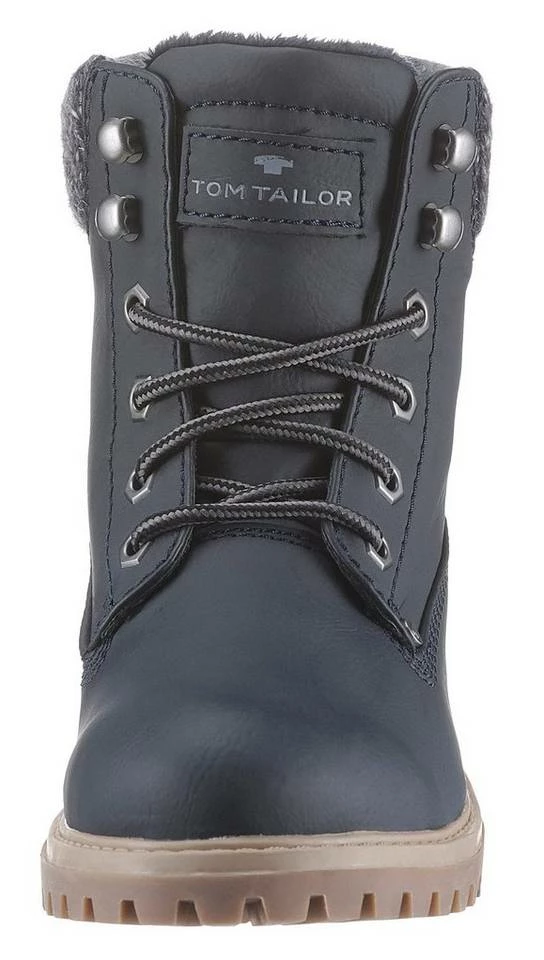 Bestpreis 🔥 TOM TAILOR Schnürboots mit Strickkragen Nachtblau, Anthrazit 👏 4 Bestpreis 🔥 TOM TAILOR Schnürboots mit Strickkragen Nachtblau, Anthrazit 👏 – Bild 4