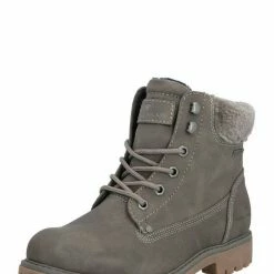 Besorgen 😉 TOM TAILOR »Schnürstiefelette mit Kunstfell« Schnürboots Nude, Nude, Mud, Ice 🛒 -Tom Tailor Verkaufsgeschäft c750458e 2b1a 5d3c 8e28 98ed377e77eb