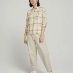 Beste Bewertungen von 😉 TOM TAILOR Langarmbluse »Karierte Hemdbluse« Offwhite beige woven glencheck, Beige check, Navy blue beige check ✨ -Tom Tailor Verkaufsgeschäft c7c1e445 cbb2 5339 b11e 20245448a2d5