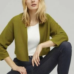 Bestes Angebot 🎁 TOM TAILOR Strickjacke »Kurzer Cardigan mit 3/4 Arm « Deep black, Gecko green, Grape Leaf Green 👏 -Tom Tailor Verkaufsgeschäft c80c3869 12d7 5bd1 b36f fff7392312c2