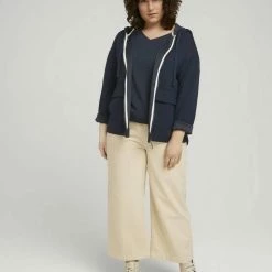 Großhandel 👍 TOM TAILOR MY TRUE ME Sweatjacke »Plus - Sweatjacke mit Kapuze« ✔️ -Tom Tailor Verkaufsgeschäft c8228868 b1ce 5ecf 9c20 cae72b04ce5a