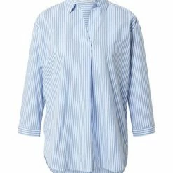 Bestpreis 👍 TOM TAILOR Kurzarmbluse Blue offwhite thin stripe, White 🎉 -Tom Tailor Verkaufsgeschäft c8f6ff9a c4b4 5259 a58f 4a8823e42cc8