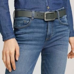 Brandneu 🎁 TOM TAILOR Ledergürtel »Tom Tailor Gürtel "Eve" 35 mm Damengürtel klassisc« Black uni, Navy uni, White, Grey uni 😉 -Tom Tailor Verkaufsgeschäft c90085aa dcc2 567f 93aa bfe3d909e1e7