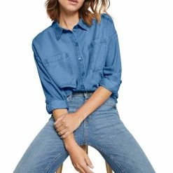 Beste Bewertungen von ❤️ TOM TAILOR Denim Hemdbluse in softer Denim Optik 👏 -Tom Tailor Verkaufsgeschäft c928563a 247e 5303 99df daa767d1021d