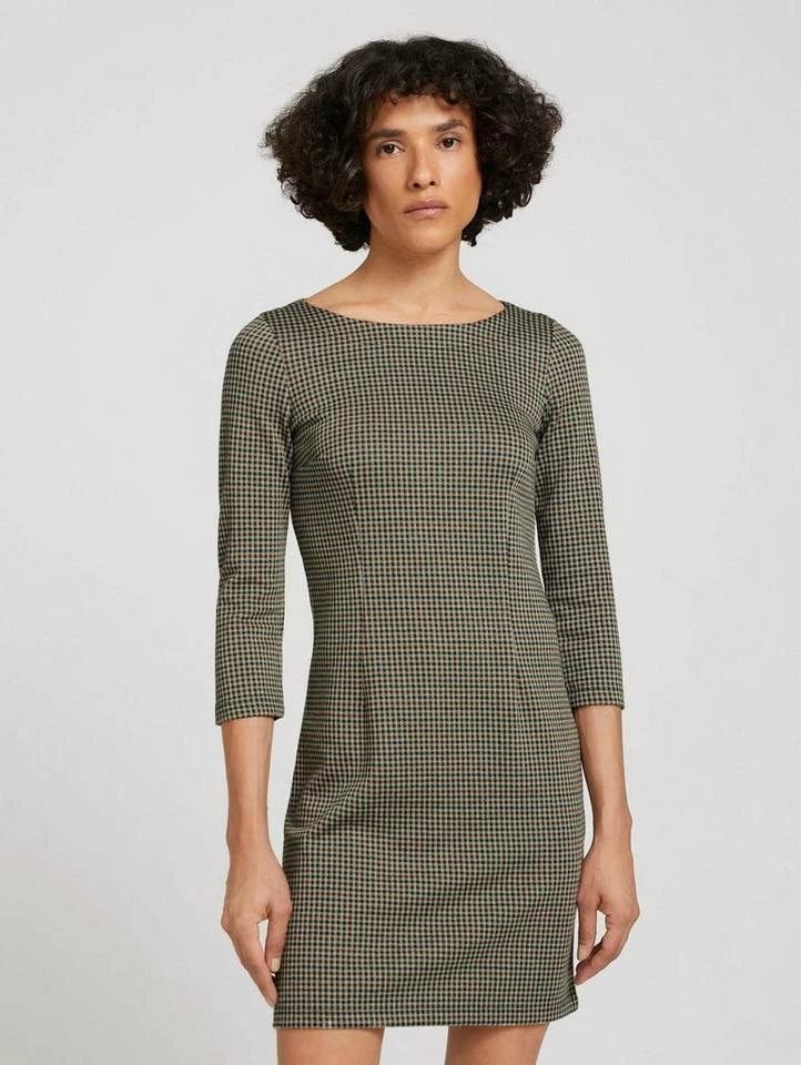Aktion 🔔 TOM TAILOR Sommerkleid Black brown structure check, Beige green small check 😍 6 Aktion 🔔 TOM TAILOR Sommerkleid Black brown structure check, Beige green small check 😍 - Image 6