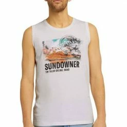 Top 10 😍 TOM TAILOR Muskelshirt mit Logoprint Gelb-weiß, Offwhite, Rot, Blau ✔️ -Tom Tailor Verkaufsgeschäft c93db132 d55c 535b 9495 b8c3ca8dbdad