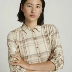 Beste Bewertungen von 😉 TOM TAILOR Langarmbluse »Karierte Hemdbluse« Offwhite beige woven glencheck, Beige check, Navy blue beige check ✨ -Tom Tailor Verkaufsgeschäft caacf6a7 8cbb 5412 acbb 76394fae502a