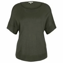 Besorgen 🎉 TOM TAILOR Strickpullover »Gestricktes T-Shirt mit kurzen Schlitzen« Anemone blue, Grape Leaf Green 😉 -Tom Tailor Verkaufsgeschäft cab8cd5d f5e1 5a19 80db ab38b8355b2f