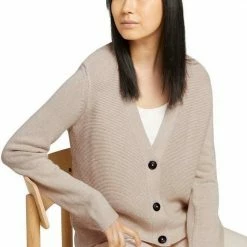 Rabatt 👏 TOM TAILOR Strickjacke Struktur-Optik Dunkelblau, Hellbeige 🎉 -Tom Tailor Verkaufsgeschäft cb2905bc 6052 50cb 9741 9245856e5042