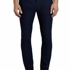 Blitzangebot 🎉 TOM TAILOR Chinohose in Struktur-Qualität Dunkelblau, Schwarz-weiß-strukturiert ⭐