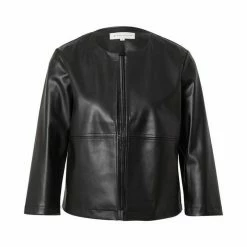 Am billigsten ✨ TOM TAILOR Kurzblazer »Kunstleder Blazer« Java dark brown, Deep black 👍 -Tom Tailor Verkaufsgeschäft ccbea110 a329 53f9 b975 cd9b0b3912ca