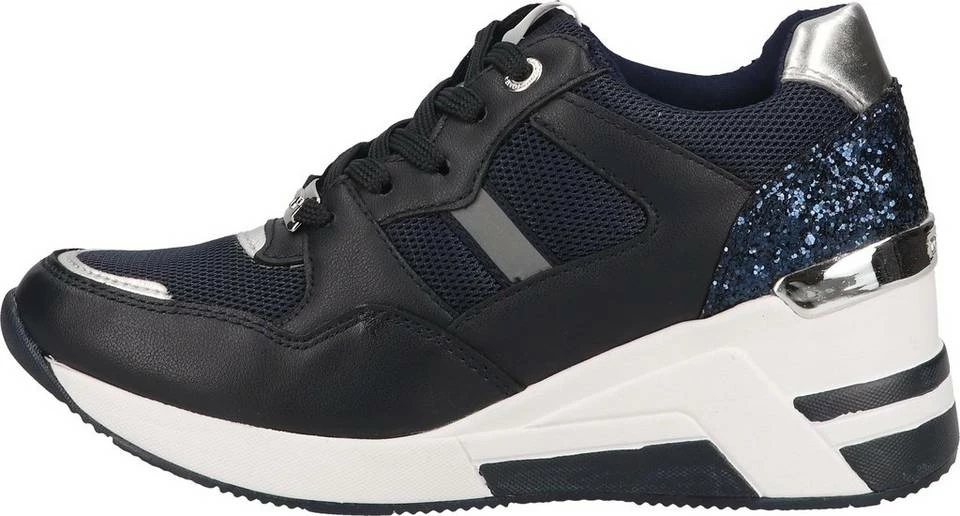 Blitzangebot 👍 TOM TAILOR »Lederimitat/Textil« 👟 Sneaker White-Silver 00170, Navy 00003 ✔️ 2 Blitzangebot 👍 TOM TAILOR »Lederimitat/Textil« 👟 Sneaker White-Silver 00170, Navy 00003 ✔️ - Image 2