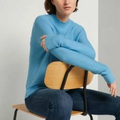 Besorgen 🥰 TOM TAILOR Strickpullover »Strickpullover mit Ottoman Struktur« Clear Light Blue, Sky Captain Blue, Comfort grey melange, Strong peach tone 🤩 -Tom Tailor Verkaufsgeschäft cdc13f27 ae6a 5e40 acbc 2bc974d9c967