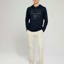 Brandneu 🛒 TOM TAILOR T-Shirt »Print Hoodie im Used Look« 😀 -Tom Tailor Verkaufsgeschäft ce7f5771 7825 578a b931 a106abbefc91