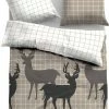 Budget ✔️ Wendebettwäsche »REINDEER«, TOM TAILOR, mit winterlichem Motiv Forest, Taupe, 👖 Jeans, Grey 👏