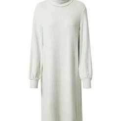 Billig 🧨 TOM TAILOR Jerseykleid »Meliertes Minikleid mit Rollkragen« Soft greyish green melange, Cold beige melange ⌛ -Tom Tailor Verkaufsgeschäft ceded32a a7b8 5280 b7c2 83f97978dd8a