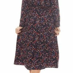 Besorgen 😉 TOM TAILOR Sommerkleid »TOM TAILOR Midi-Kleid zartes Sommer-Kleid für Frauen mit abstraktem, floralem Muster Freizeit-Kleid Blau« 🔔 -Tom Tailor Verkaufsgeschäft cf2747d5 d6aa 5d92 8b1e b437439196d3