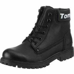 Angebote 💯 TOM TAILOR »Schnürstiefeletten« Schnürstiefelette Brandy, Weiß, Schwarz ⌛ -Tom Tailor Verkaufsgeschäft cf7663de 82a1 58cf bca5 aa584c2745e4