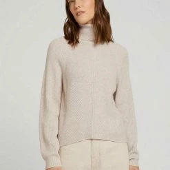 Bester Verkauf 👏 TOM TAILOR Strickpullover »Rollkragenpullover mit Ripp-Struktur« Cold beige melange, Dark pine green, Khaki olive melange 🧨 -Tom Tailor Verkaufsgeschäft cfd55915 049c 5b00 a13a 23a9546f012d