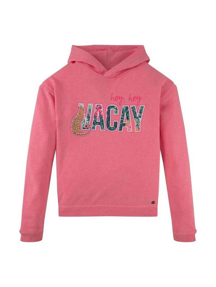 Billig 🤩 TOM TAILOR Sweatjacke »Hoodie mit Schrift-Print« Peacoat-blue, Coral neon pink-pink 😀 2 Billig 🤩 TOM TAILOR Sweatjacke »Hoodie mit Schrift-Print« Peacoat-blue, Coral neon pink-pink 😀 - Image 2